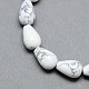 Natural Howlite Gemstone Bead Strands(X-G-T004-19)-1