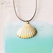 Natural Conch and Shell Pendant Necklace (YJ0466-20)