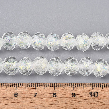 Handmade Foil Lampwork Beads Strands(FOIL-T008-09F)-4