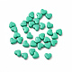 Perles en alliage peintes à la bombe coeur(FIND-G053-01M)-1