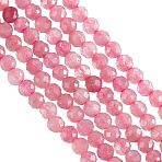 2 Strands Natural Pink Tourmaline Beads Strands, Grade A, Faceted, Round, 2mm, Hole: 0.5mm, about 210~220pcs/strand, 15.75''(40cm)(G-OC0005-31)