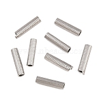 304 Stainless Steel Tube Beads, Stainless Steel Color, 8x2mm, Hole: 0.9~1.2mm(SA-CBA098D-07C-P)