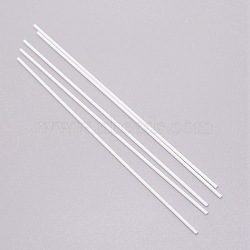 ABS Plastic Round Tube, for DIY Sand Table Architectural Model Making, White, 252x3mm, 2mm inner diameter, 5pcs/set(KY-WH0043-12A)