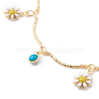 Brass Enamel Pendant Necklaces(NJEW-JN03323)-3