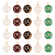 20Pcs 5 Styles Natural Mixed Stone Copper Wire Wrapped Pendants(FIND-DC0001-51)-1