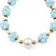 Bracelet coulissant tressé en perles naturelles et verre(BJEW-N018-01C)-3