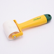(Clearance Sale)Plastic Roller, for Printmaking, Yellow, 152x60x38.5mm(TOOL-WH0121-91)