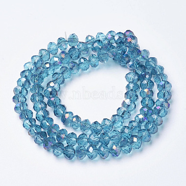 Electroplate Transparent Glass Beads Strands(EGLA-A034-T6mm-F17)-2