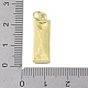 Brass Micro Pave Clear Cubic Zirconia Pendants(KK-P266-06G-C)-3