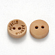 2-Hole Carved Maple Wooden Buttons(BUTT-N016-10)-2