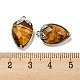 Natural Tiger Eye Faceted Pendants(G-M431-06P-11)-3