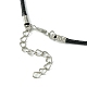 Antique Silver Alloy Bird Pendant Necklaces(NJEW-JN04558)-7