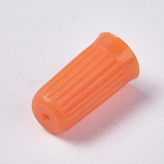 (Clearance Sale)Plastic Glue Bottle Tip Caps, Orange, 13x7mm, Inner Diameter: 3.5mm(DIY-WH0148-94)