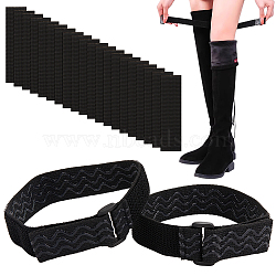 2 Sets Anti-slip Rubber Elastic Binding Strips Sets, Black, 350x25x3mm(DIY-AN0001-03)