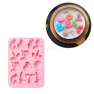 Pink Mixed Shapes Silicone