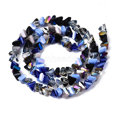 Electroplate Glass Beads Strands(X-EGLA-N002-06F)-2