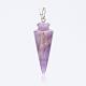 Natural Amethyst Pendants(G-P236-07)-2