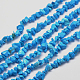 Puce turquoise synthétique chapelets de perles(G-M205-54)-1