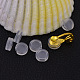 Coussinets en plastique de confort pour clip sur boucles d'oreilles(X-KY-P007-A01)-3
