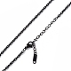 304 Stainless Steel Rope Chain Necklace for Men Women(NJEW-K245-010D)-2
