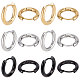 12pairs 3 colors 304/202 Stainless Steel Huggie Hoop Earrings(EJEW-SC0001-25)-1
