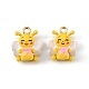 Alloy Enamel Pendants(FIND-H024-08G)-1
