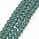 Chapelets de perles en verre peint(X-DGLA-Q023-8mm-DB16)-1