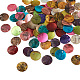 100Pcs 10 Colors Spray Paint Natural Akoya Shell Pendants(SHEL-CD0001-01)-2