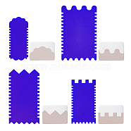 1 Set Rectangle Acrylic Soap Template, Mauve, 50x3mm, 4pcs/set(DIY-FG0006-58)