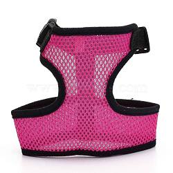 Comfortable Dog Harness Mesh No Pull No Choke Design, Soft Breathable Vest, Pet Supplies, for Small and Medium Dogs, Camellia, 15x17.8cm(MP-Z001-A-01A)