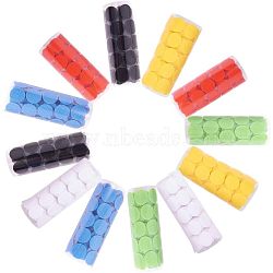 NBEADS Nylon Magic Tapes, Adhesive Hook and Loop Tapes, Flat Round, Mixed Color, 20mm, 100sets/color, 600sets(FIND-NB0001-01)