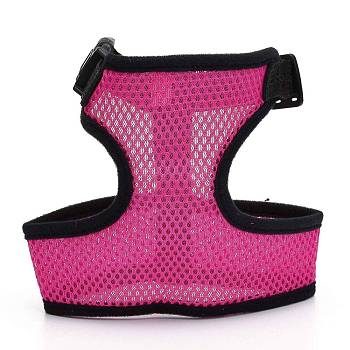 Comfortable Dog Harness Mesh No Pull No Choke Design, Soft Breathable Vest, Pet Supplies, for Small and Medium Dogs, Camellia, 15x17.8cm