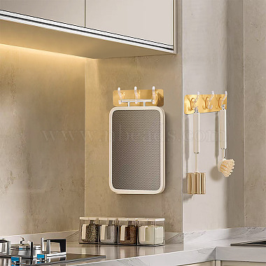 Self-adhesive Acrylic Wall Hook Hangers(AJEW-TADJ0001-09B-03)-6