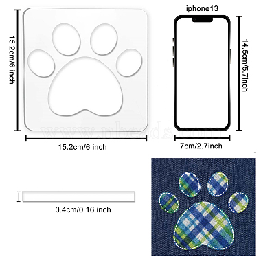 plantilla de trabajo hecho a mano de aretes de acrílico(TOOL-WH0152-016)-3