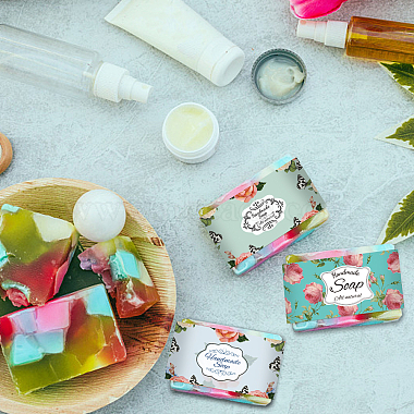 PandaHall Elite 90Pcs 9 Style Handmade Soap Paper Tag(DIY-PH0002-84)-4