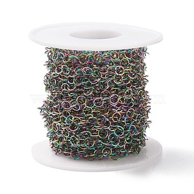 Ion Plating(IP) Rainbow Color 304 Stainless Steel Rolo Chains(CHS-B001-03M)-3