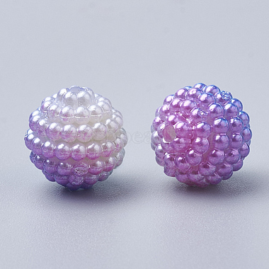 Imitation Pearl Acrylic Beads(OACR-T004-12mm-08)-2