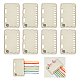 10pcs mdf couverture de temp&eacute;rature r&eacute;utilisable tableau des couleurs(AJEW-WH0460-155)-1