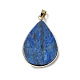 Natural Lapis Lazuli Dyed Pendants(G-R486-03G-B)-3