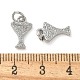 Rack Plating Brass Micro Pave Cubic Zirconia Pendants(KK-K392-55P)-3