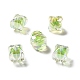 Two Tone UV Plating Rainbow Iridescent Acrylic Beads(TACR-D010-04D)-1