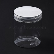 Transparent Plastic Jewelry Jar, Small Favor Items, Dried Fruit Packing Boxes, Column, Clear, 8.3x7x8.5cm(CON-TAC0007-02)