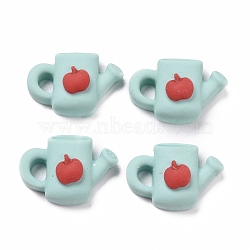 Opaque Resin Cabochons, Watering Can, Light Cyan, 15x12.5x9mm(X-RESI-H142-A05)