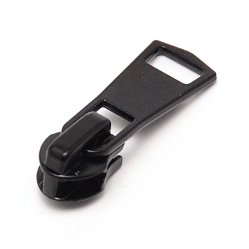 Zinc Alloy Replacement Zipper Sliders, for Luggage Suitcase Backpack Jacket Bags Coat, Black, 3.3x1x0.9cm