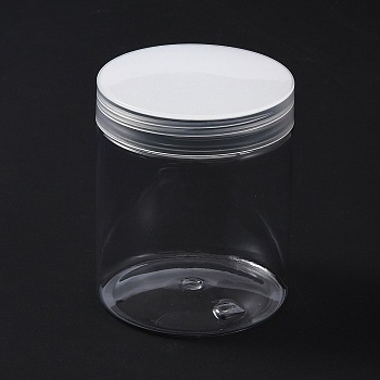 Transparent Plastic Jewelry Jar, Small Favor Items, Dried Fruit Packing Boxes, Column, Clear, 8.3x7x8.5cm