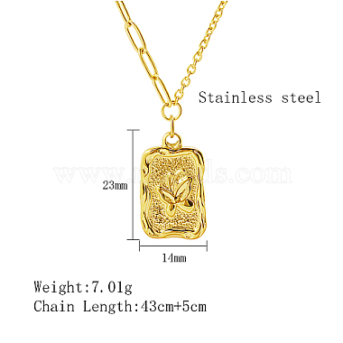 304 Stainless Steel Pendant Necklaces(PM9319-1)-3