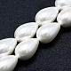 Electroplate Shell Pearl Beads Strands(BSHE-G010-12x16mm-01)-1