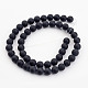 Natural Black Agate Bead Strands(X-G-H056-10mm)-2