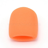 Thick Handheld Stage Microphone Windscreen Foam Cover, Microphone Anti-slip Protective Sponge Sleeve, Audio Accessories, Light Salmon, 75~82x68~72x44~47mm, Inner Diameter: 52~54x24~26mm(FIND-WH0096-11H)