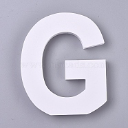 Wooden Letter Ornaments, for DIY Craft, Home Decor, Letter.G, G: 150x125x15mm(WOOD-WH0102-07)